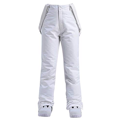 IQYU Schneehose Damen Mit HosenträGer, Skihose FüR Damen Thermo-Outdoorhose HosenträGerhose Wasserdicht Winddichte Softshellhose Warm GefüTtert Snowboardhose-Thermohose-Wanderhose Winter Ski-Pants von IQYU