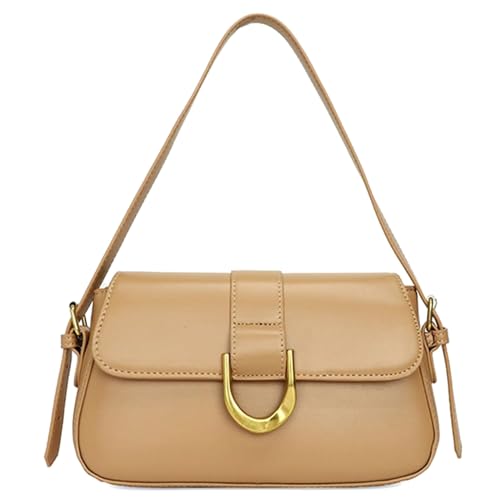 IQYU Schultergürtel Für Taschen Kleine Umhängetasche für Damen, Handtasche, Clutch, klassische Retro-Umhängetasche Taschen Henkel (Khaki, One Size) von IQYU