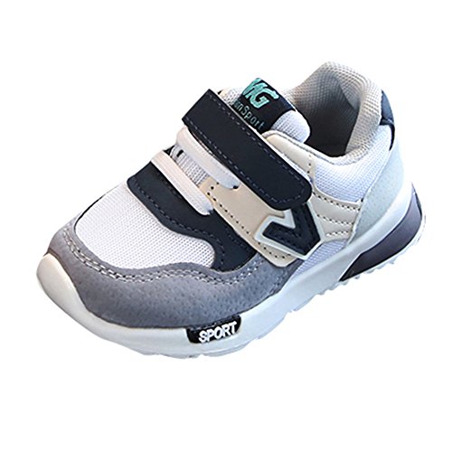IQYU Sportschuhe Kinder Jungen Mädchen Kinderschuhe Outdoor Gymnastikschuhe-Sportschuhe Kleinkind Turnschuhe Atmungsaktiv Laufschuhe Sneaker Weiche Sohle Hallenschuhe/Tennisschuhe/Kinderschuhe von IQYU