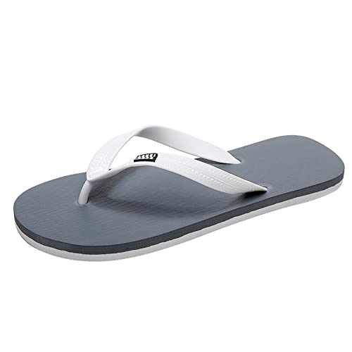 IQYU Zehenstegpantolette Herren Flache Pantoffelherren：Sandalen Ansteckbare Sandalen Zehentrenner Pvcschuhe Haltbarkeit Freizeitschuhe Saisonale Essentials Strandschuhe Gut Aussehend Hausschuhe von IQYU