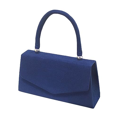 IQYUnter 10 Damen Taschen Damen-Tasche aus Wildlederimitat, Henkel, Handtasche, Party, Hochzeit, Rennen Hunde Handtuch Taschen (BU2, One Size) von IQYU