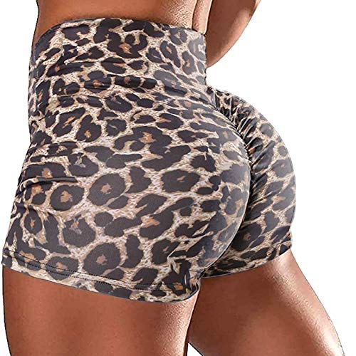 Leggings Damen Push Up Yoga Shorts Damen Kurze Leggings Sexy Scrunch Butt Yogahose Po Push Up Hotpants Tik Tok Sportleggings High Waist Sexy Yogahose Aktivwear Anti Cellulite Sporthose Laufshorts von IQYU