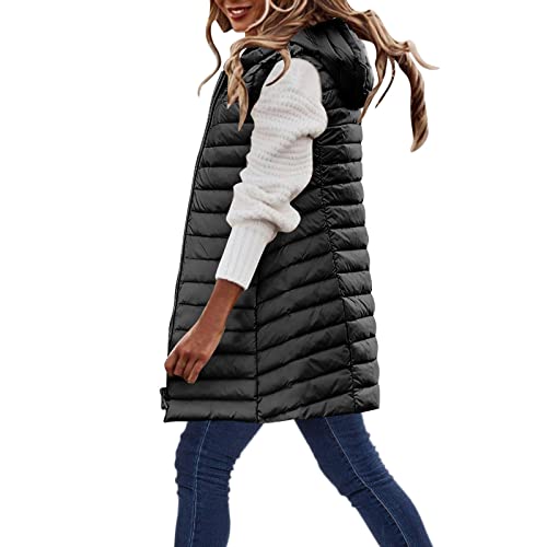 Leichte-Daunenweste Damen Leicht Rosa - Übergangsjacke Damen Lang-Steppweste Ultraleicht-Steppjacke Ärmellos Outdoorweste Lange Kapuzenweste Große Größen Daunenjacke Winter Warm Winterjacke Mantel Leichte-Daunenweste Damen Leicht Rosa - Übergangsjacke Damen Lang-Steppweste Ultraleicht-Steppjacke Ärmellos Outdoorweste Lange Kapuzenweste Große Größen Daunenjacke Winter Warm Winterjacke Mantel von IQYU