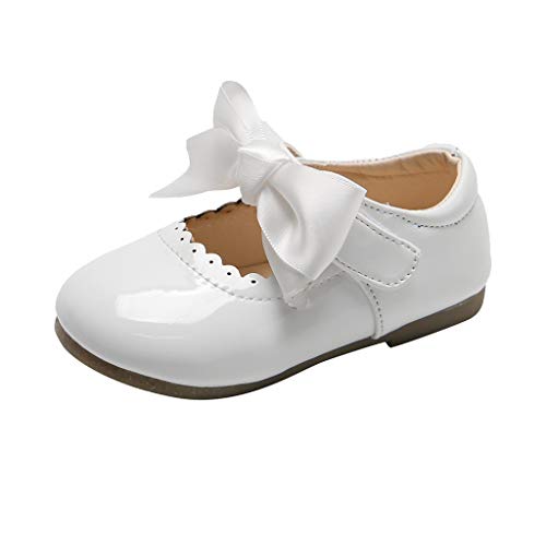 Mary Jane Schuhe Mit Schleife - Prinzessin Schuhe Mädchen Kinderschuhe Baby-Lederschuhe Kinder Sommerschuhe Weiche Sohle Kleinkind Schuhe Turnschuhe Sommer Hochzeitskleid Lauflernschuhe Babyschuhe von IQYU