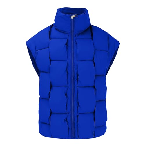 Steppweste Damen Leicht Grosse Grössen - Kuze Daunenweste Damen Beige Ärmellos Weste Mit Stehkragen Damenwesten Gepolstert Daunenmantel Outdoor Winterjacke Puffer Weste Übergangsweste/Damenjacken Steppweste Damen Leicht Grosse Grössen - Kuze Daunenweste Damen Beige Ärmellos Weste Mit Stehkragen Damenwesten Gepolstert Daunenmantel Outdoor Winterjacke Puffer Weste Übergangsweste/Damenjacken von IQYU
