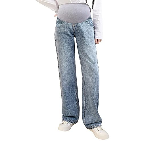 Umstandsjeans Damen Jegging Maternity Umstandshose, Denim Leggings FüR Schwangerschaft, Schwangerschaftshose, Jeans Hose Skinny FüR Schwangerschaft Maternity, Umstands-Jeans Jeggins, Umstandsmode von IQYU