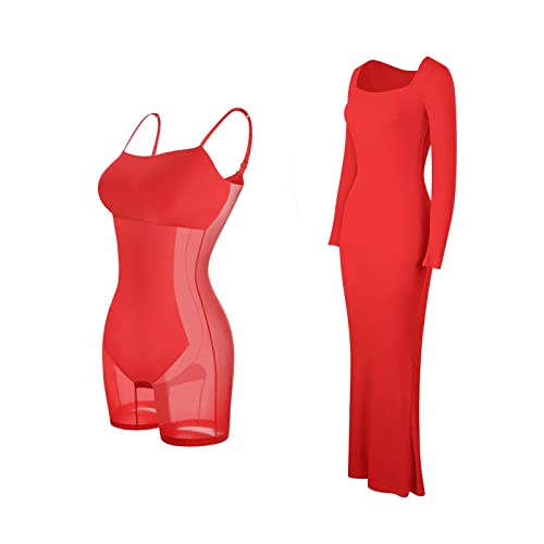 Wickelkleid Damen Lang Langarm Square Neck Lang Kleid Slim Fit Casual Basic Solid Kleid Elegant 2-Teilig KnöChellanges Kleid Langarmkleid GroßE GrößEn Sexykleid Festtagskleid Wickelkleid Damen Lang Langarm Square Neck Lang Kleid Slim Fit Casual Basic Solid Kleid Elegant 2-Teilig KnöChellanges Kleid Langarmkleid GroßE GrößEn Sexykleid Festtagskleid von IQYU