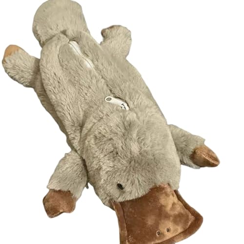 IRCKONCI Niedliches Federmäppchen, Kosmetiktasche, Plüschtier-Federmäppchen, Niedliche Aufbewahrungstasche Mit Kreativem Reißverschluss, for Schulbedarf Im Büro, College(*1) von IRCKONCI