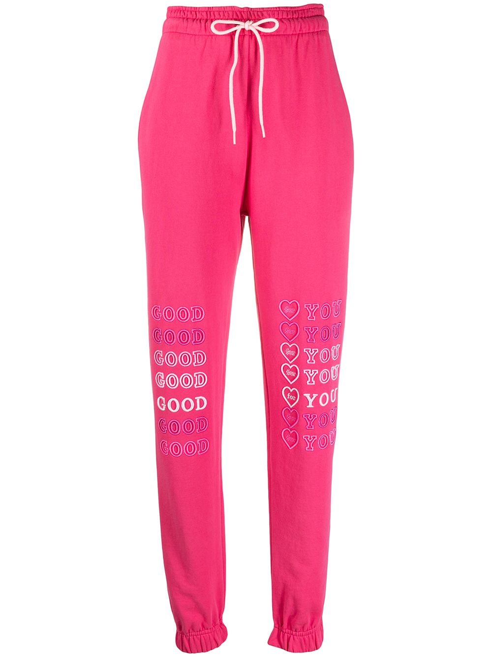 IRENEISGOOD Jogginghose mit Print - Rosa von IRENEISGOOD