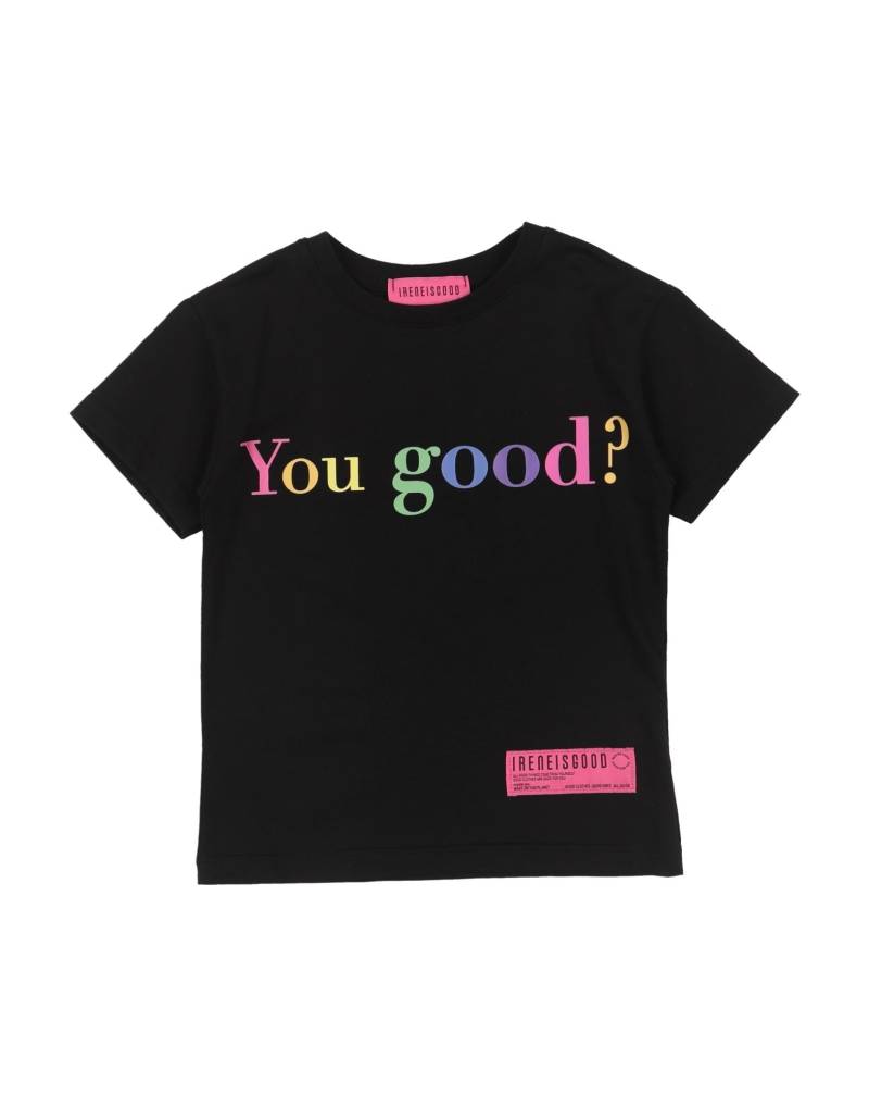 IRENEISGOOD T-shirts Kinder Schwarz von IRENEISGOOD