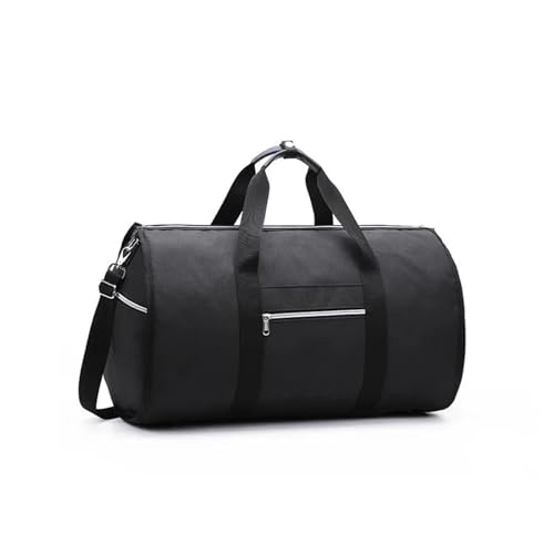 Große Kapazität Reise Seesack Männer Anzug Lagerung Schulter Tasche Frauen wasserdichte Oxford Faltbare Große Reisetasche Männer Gepäck Tasche(Black) von IRFHDCX