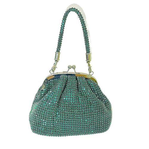 Modetrends Geldbörsen for Damen, Handtaschen for Damen, Party, Strass-Geldbörse, Mini-Kristall-Clutch, Make-up-Tasche(Molvse) von IRFHDCX