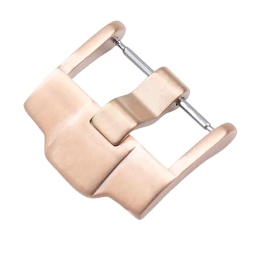 IRFKR 18 mm, 20 mm, 22 mm, 24 mm Dornschließe aus Edelstahl, passend für AP-Uhren, Audemars und Pigue(Rose gold,22mm) von IRFKR