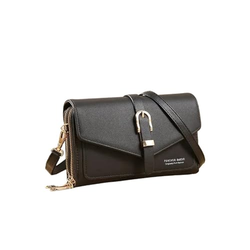 IRFKR Damen-Umhängetasche, Handytasche, große Kapazität, Handtasche, multifunktionale Crossbody-Tasche, Schwarz , Einheitsgröße von IRFKR