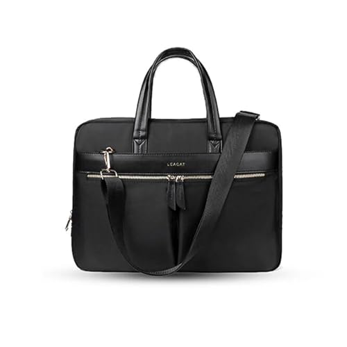 IRFKR Modische wasserdichte Business-Aktentasche, 39,6 cm (15,6 Zoll), Laptoptasche, Dokumenten-Organizer, Schultertasche von IRFKR