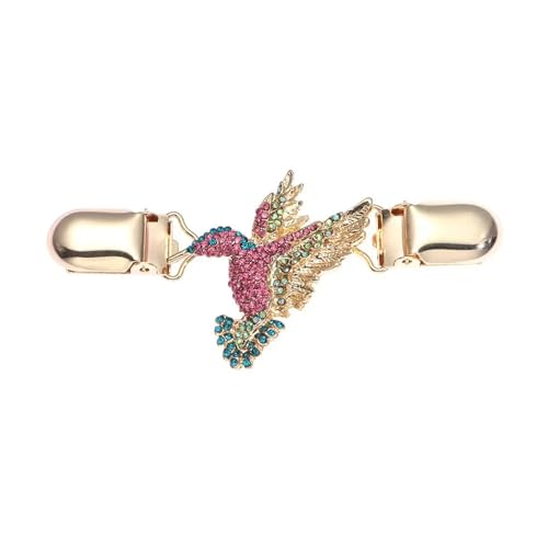 Cardigan Clip 2 Stück Strass Pullover Clip Fransen Corsage Anti Licht Schnalle Vintage Anstecknadeln Kragen Clip(Style 12) von IRGVJIFR