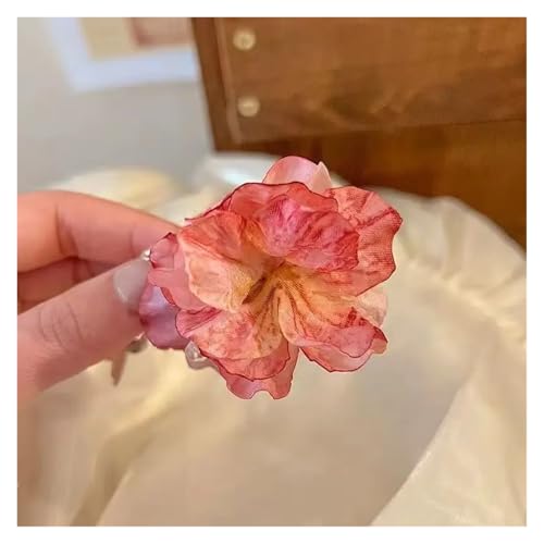 Rosen Haarspange 3 stücke Rose Half-up Haar Clip for Frauen Seite Kleine Größe Clip Frühling Blume Haar Clip(Pink) von IRGVJIFR
