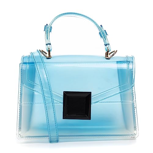 IRIA QUINTANA. Mini-Tragetasche aus PVC, transparent, mit Farbverlauf, 21 x 7 x 14,5 cm, Farbe: transparent, durchsichtig, Utility IRIA QUINTANA. Mini-Tragetasche aus PVC, transparent, mit Farbverlauf, 21 x 7 x 14,5 cm, Farbe: transparent, durchsichtig, Utility von IRIA QUINTANA