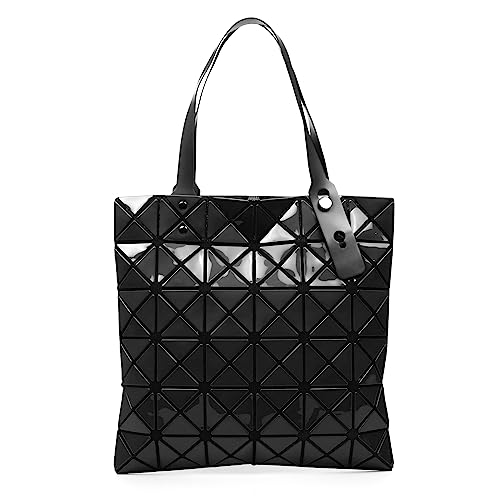 IRIA QUINTANA. Zerbo Schultertasche mit geometrischem Muster, PVC, 32 x 2,5 x 31,5 cm, Farbe: Schwarz, Schwarz, Utility von IRIA QUINTANA