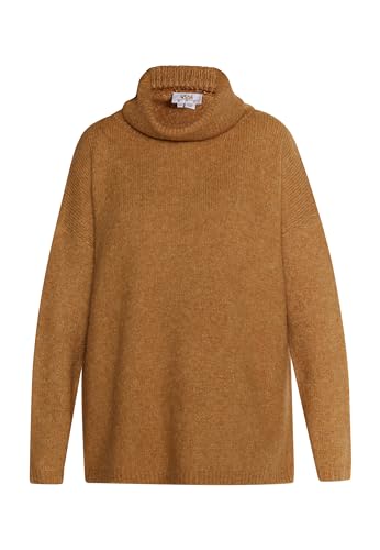 IRIDIA Damen Strick Pullover 15529224-IR01, Kamel, M/L von IRIDIA