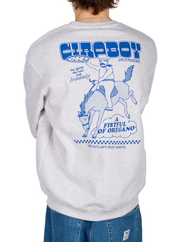 IRIEDAILY Ciaoboy Crewneck, Bio-Baumwolle, ash Heather, L von IRIEDAILY