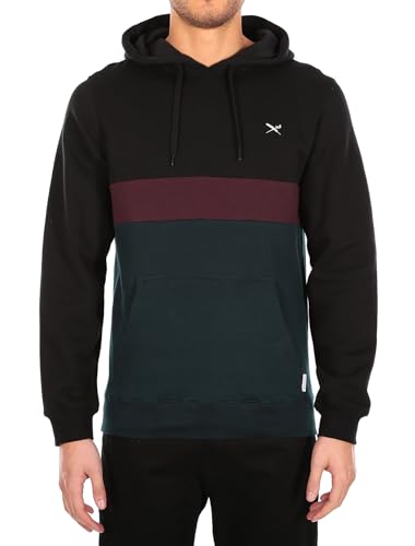 IRIEDAILY Herren Bio-Baumwoll Kapuzenpullover - Court 2 Hoody in Dark Orion, L von IRIEDAILY