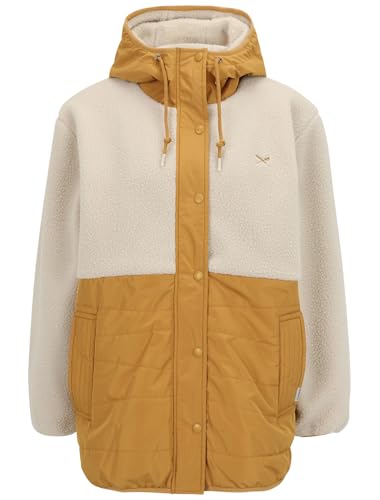 IRIEDAILY Damen Jacket ARCTIK LONG recyceltes Material relaxed Fit camel von IRIEDAILY