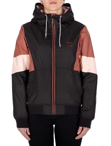 IRIEDAILY Damen Jacket BLOTCHY recyceltes Material regular Fit black rose von IRIEDAILY