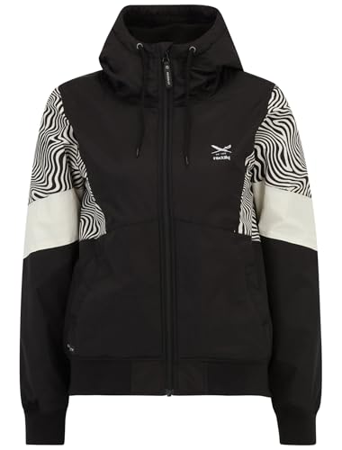 IRIEDAILY Damen Jacket BLOTCHY recyceltes Material regular Fit black white von IRIEDAILY