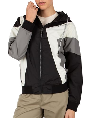 IRIEDAILY Damen Jacket PUZZLED recyceltes Material regular Fit black white von IRIEDAILY