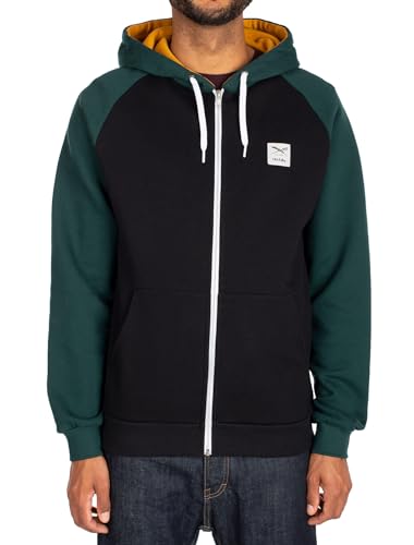 IRIEDAILY De College 2 Zip Hood in Nightforest, XL von IRIEDAILY