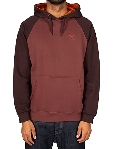 IRIEDAILY De College Hoodie in Dark Rum, L von IRIEDAILY