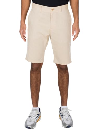 IRIEDAILY Golfer Chambray Short, Khaki Beach, W32 von IRIEDAILY