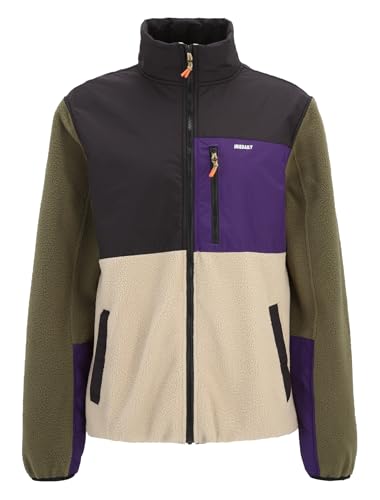 IRIEDAILY Herren Jacket AUF DECK FLEECE recyceltes Material relaxed Fit deep purple von IRIEDAILY