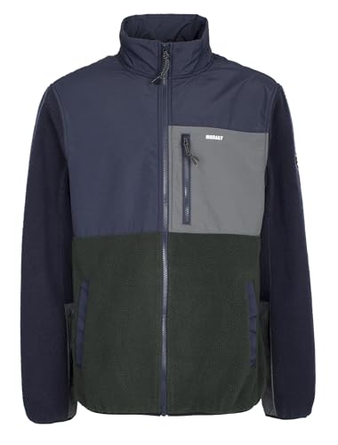 IRIEDAILY Herren Jacket AUF DECK FLEECE recyceltes Material relaxed Fit marine von IRIEDAILY
