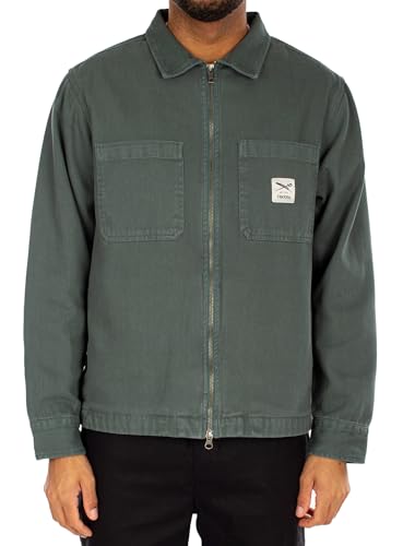 IRIEDAILY Herren Jacket NANOLO SHIRT Bio-Baumwolle relaxed Fit jungle green von IRIEDAILY