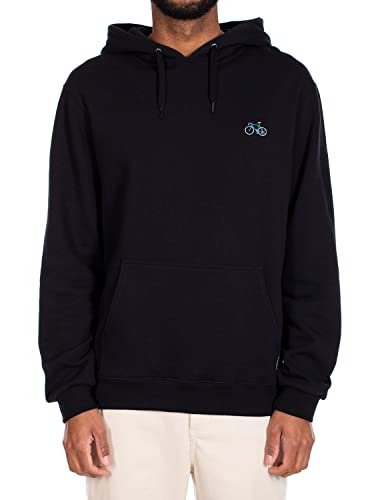 IRIEDAILY Herren Kapuzenpullover - Peaceride Hoodie in Black, L von IRIEDAILY