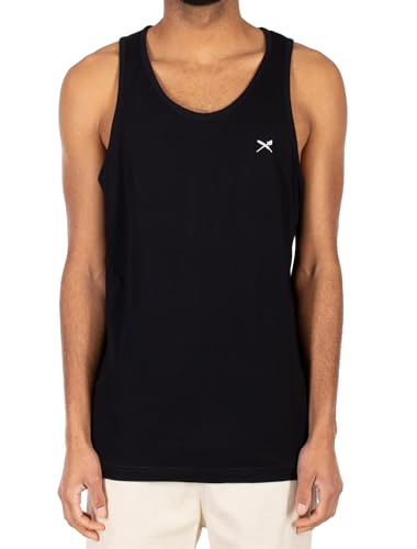 IRIEDAILY Herren Tanktop - Mini Flag Tank in Black, L von IRIEDAILY