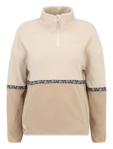 IRIEDAILY Damen Troyer HOLINA Fleece recyceltes Material Regular Fit Khaki IRIEDAILY Damen Troyer HOLINA Fleece recyceltes Material Regular Fit Khaki von IRIEDAILY