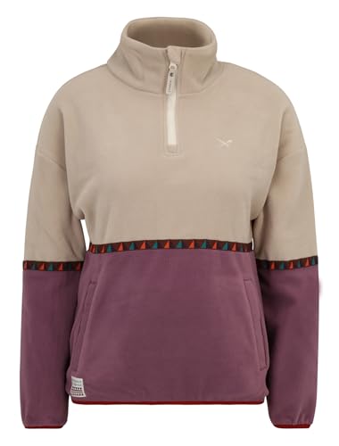 IRIEDAILY Damen Troyer HOLINA Fleece recyceltes Material Regular Fit beige von IRIEDAILY