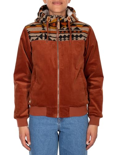 IRIEDAILY Indi Spice Jacket in Red Brown, S von IRIEDAILY