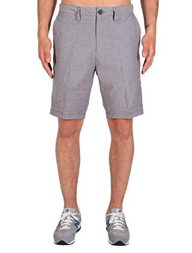 IRIEDAILY Kurze Chino Hose Herren - Golfer Chambray Short in Grey-Melange, W28 von IRIEDAILY