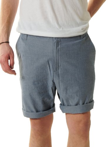 IRIEDAILY Kurze Chino Hose Herren - Golfer Chambray Short in Jeansblue, W32 von IRIEDAILY