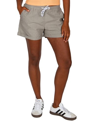 IRIEDAILY Kurze Damen Hose - Chambray Girl Short in Olivegrey, S von IRIEDAILY