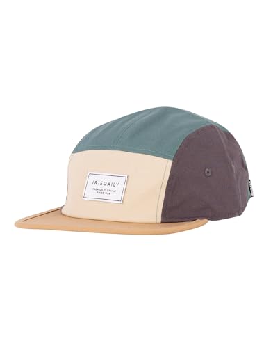 IRIEDAILY Millenio 5 Panel Cap, Beryl Grey, One Size von IRIEDAILY