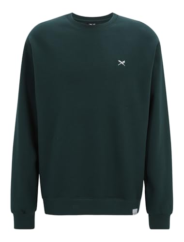 IRIEDAILY Herren Crewneck MINI Flag 2 Bio-Baumwolle Regular Fit nightforest von IRIEDAILY