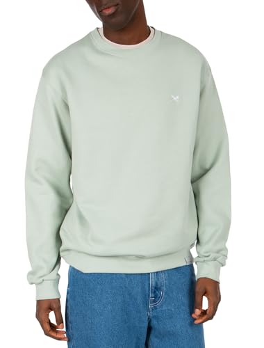 IRIEDAILY Mini Flag 2 Crewneck, Bio-Baumwolle, Mint Haze, S von IRIEDAILY