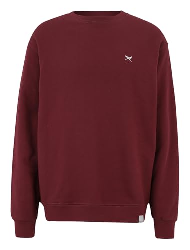 IRIEDAILY Mini Flag 2 Crewneck, Bio-Baumwolle, Wine, L von IRIEDAILY