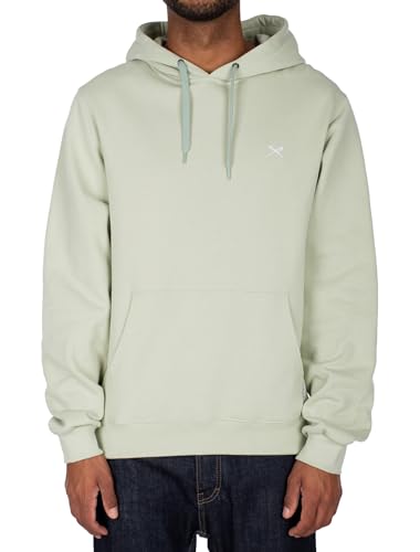 IRIEDAILY Mini Flag 2 Hoodie, Bio-Baumwolle, Light sage, L von IRIEDAILY