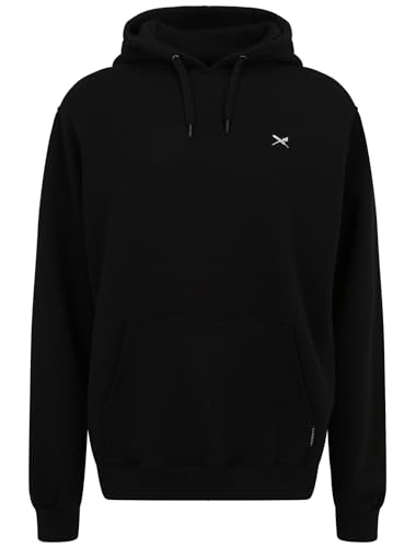 IRIEDAILY Herren Bio-Baumwoll Kapuzenpullover - Mini Flag 2 Hoody in Black, M von IRIEDAILY